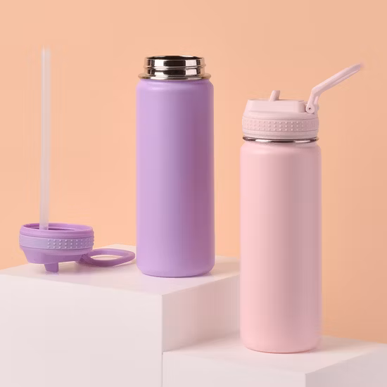 Termos de voiture sous vide en métal personnalisé, stockage de jus de vin de sport, boisson chaude isolée, bouteilles d'eau en acier inoxydable, vente en gros